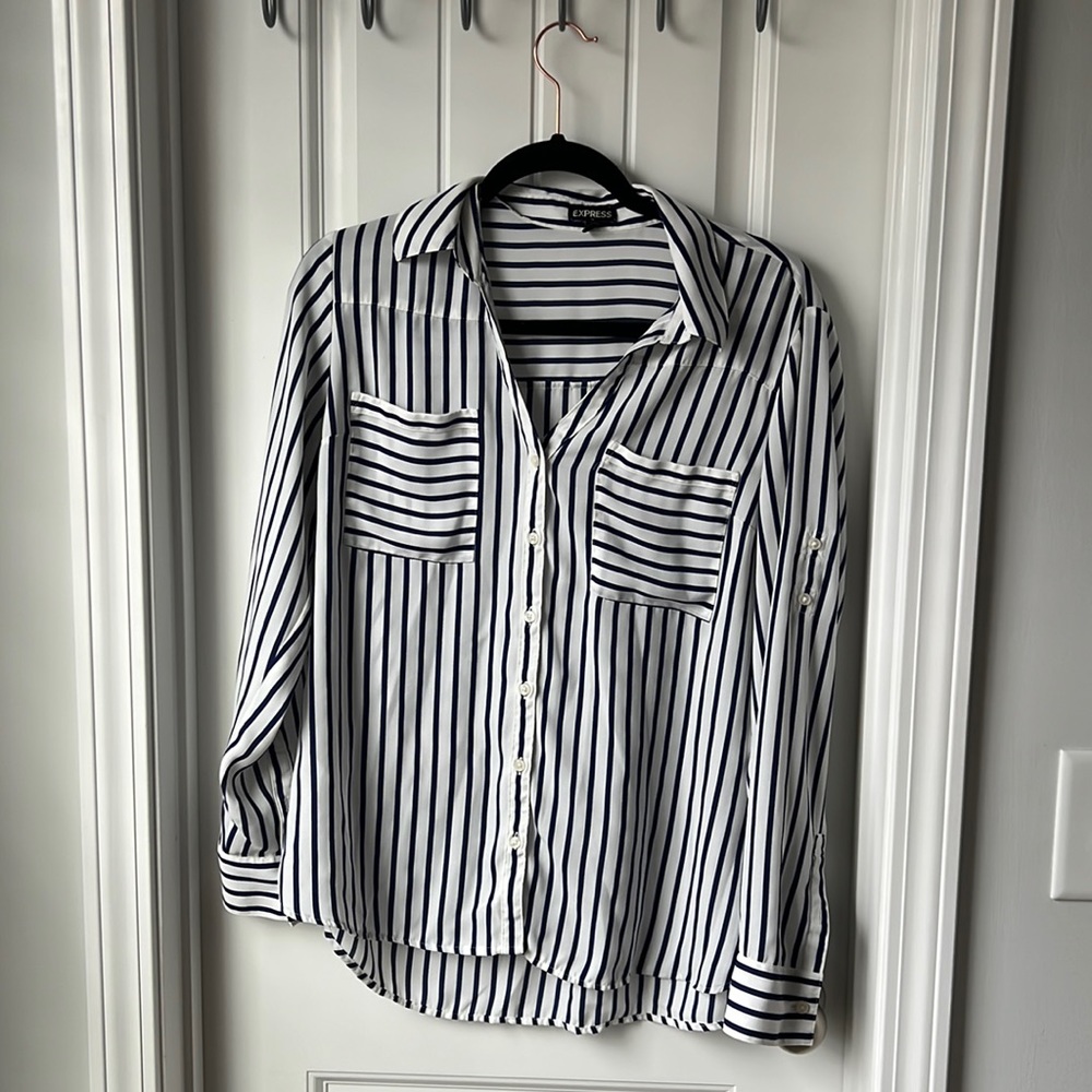 Express button up blouse